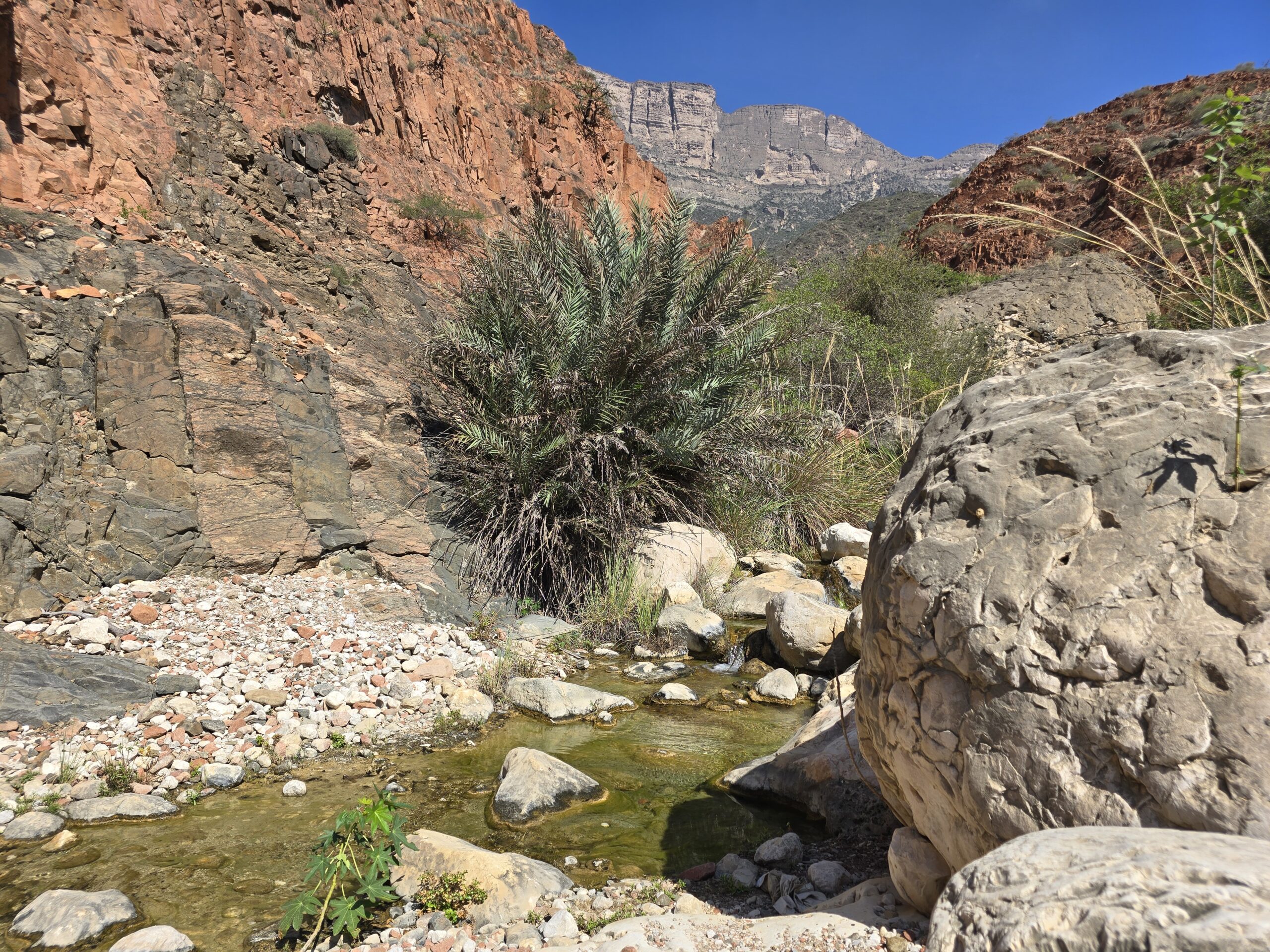 potok u pramene Laga Shaylon, Dhofár